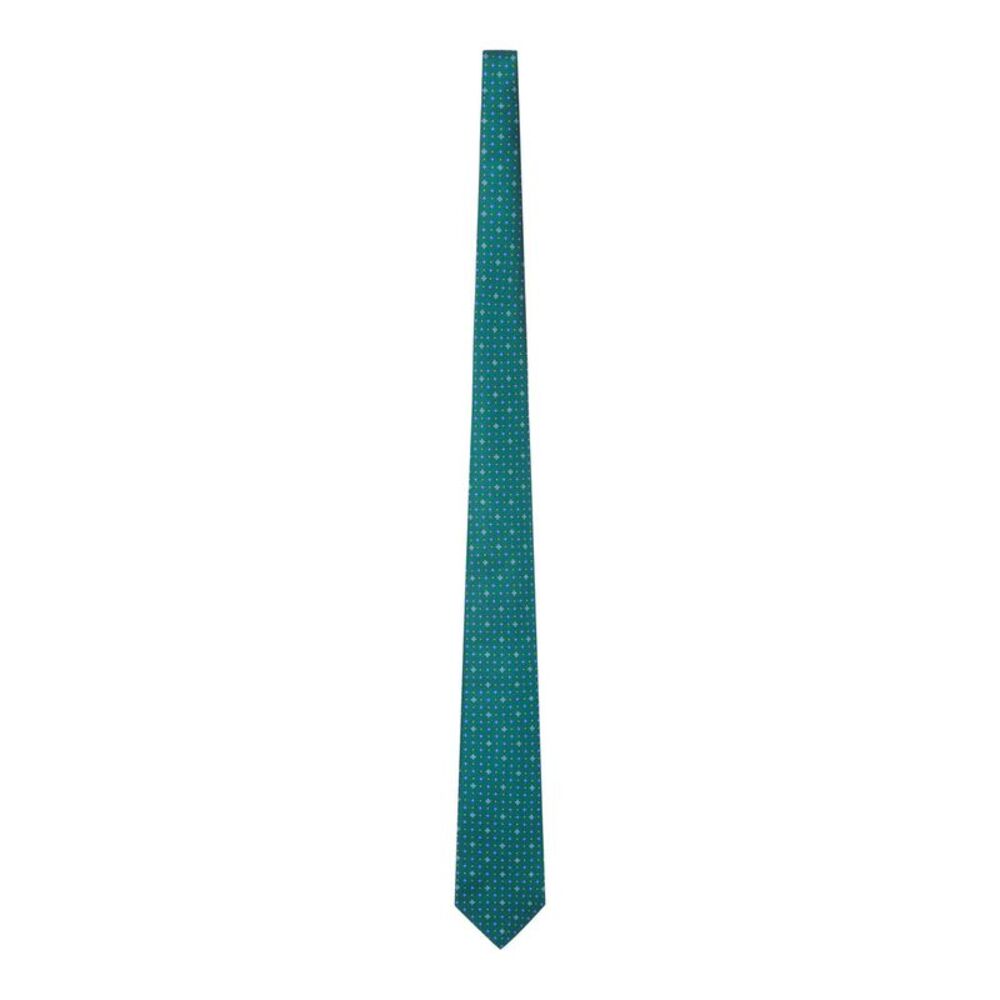 Kiton Men Fabric Tie With Micro Geometric Pattern